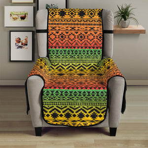 Rasta Tribal Pattern Print Armchair Protector