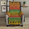 Rasta Tribal Pattern Print Armchair Protector