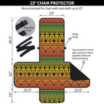 Rasta Tribal Pattern Print Armchair Protector