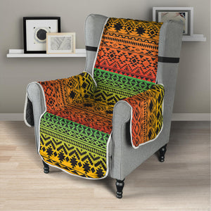 Rasta Tribal Pattern Print Armchair Protector