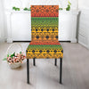 Rasta Tribal Pattern Print Dining Chair Slipcover