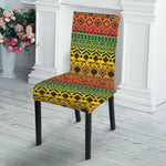 Rasta Tribal Pattern Print Dining Chair Slipcover