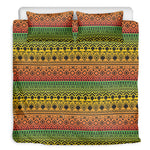 Rasta Tribal Pattern Print Duvet Cover Bedding Set