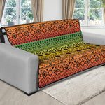 Rasta Tribal Pattern Print Futon Protector