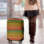 Rasta Tribal Pattern Print Luggage Cover