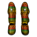 Rasta Tribal Pattern Print Muay Thai Shin Guards