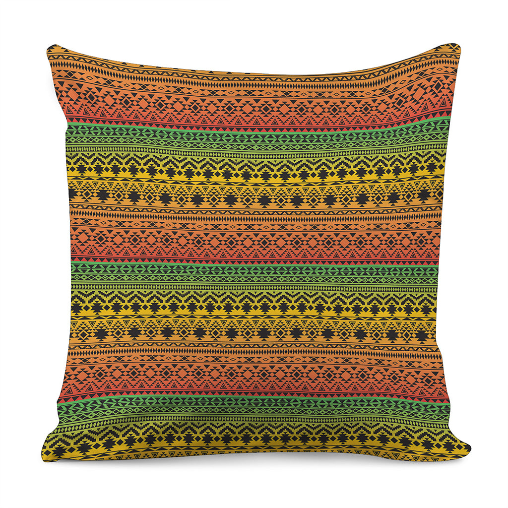 Rasta Tribal Pattern Print Pillow Cover