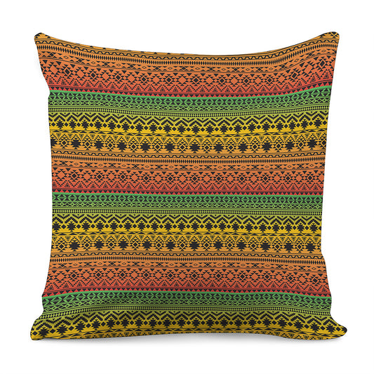 Rasta Tribal Pattern Print Pillow Cover