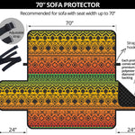 Rasta Tribal Pattern Print Sofa Protector