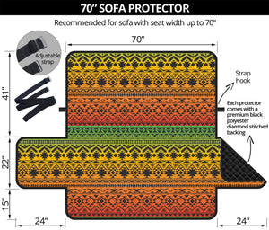 Rasta Tribal Pattern Print Sofa Protector