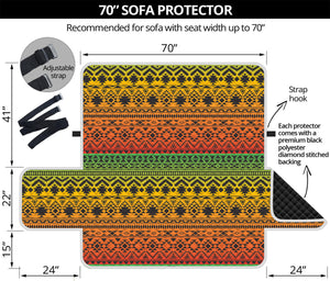 Rasta Tribal Pattern Print Sofa Protector