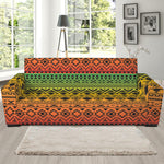 Rasta Tribal Pattern Print Sofa Slipcover