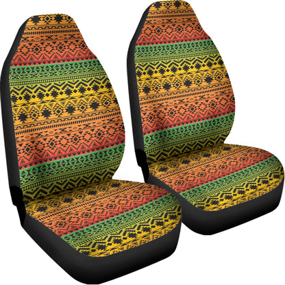 Rasta Tribal Pattern Print Universal Fit Car Seat Covers