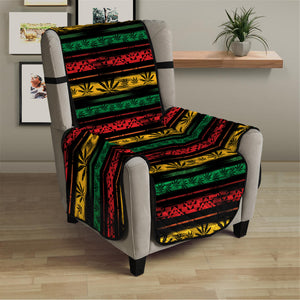 Rastafarian Hemp Pattern Print Armchair Protector