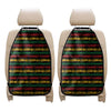 Rastafarian Hemp Pattern Print Car Seat Organizers