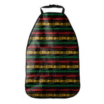 Rastafarian Hemp Pattern Print Car Seat Organizers