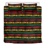 Rastafarian Hemp Pattern Print Duvet Cover Bedding Set