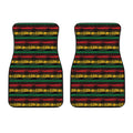 Rastafarian Hemp Pattern Print Front Car Floor Mats
