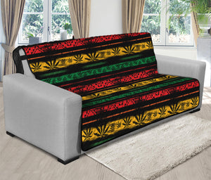 Rastafarian Hemp Pattern Print Futon Protector