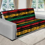 Rastafarian Hemp Pattern Print Futon Protector