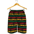Rastafarian Hemp Pattern Print Men's Shorts