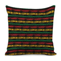 Rastafarian Hemp Pattern Print Pillow Cover