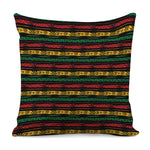Rastafarian Hemp Pattern Print Pillow Cover