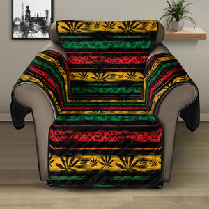 Rastafarian Hemp Pattern Print Recliner Protector