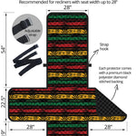 Rastafarian Hemp Pattern Print Recliner Protector