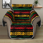 Rastafarian Hemp Pattern Print Recliner Protector