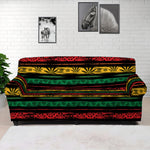 Rastafarian Hemp Pattern Print Sofa Cover