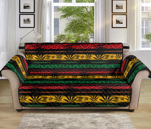 Rastafarian Hemp Pattern Print Sofa Protector