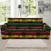 Rastafarian Hemp Pattern Print Sofa Slipcover