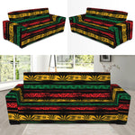 Rastafarian Hemp Pattern Print Sofa Slipcover