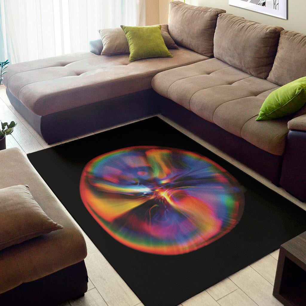 Rave Bubble Print Area Rug