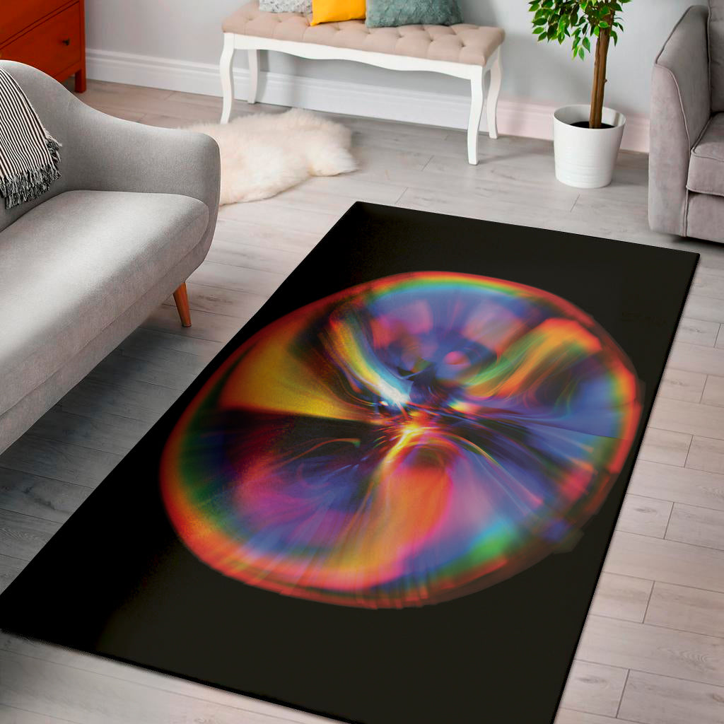 Rave Bubble Print Area Rug