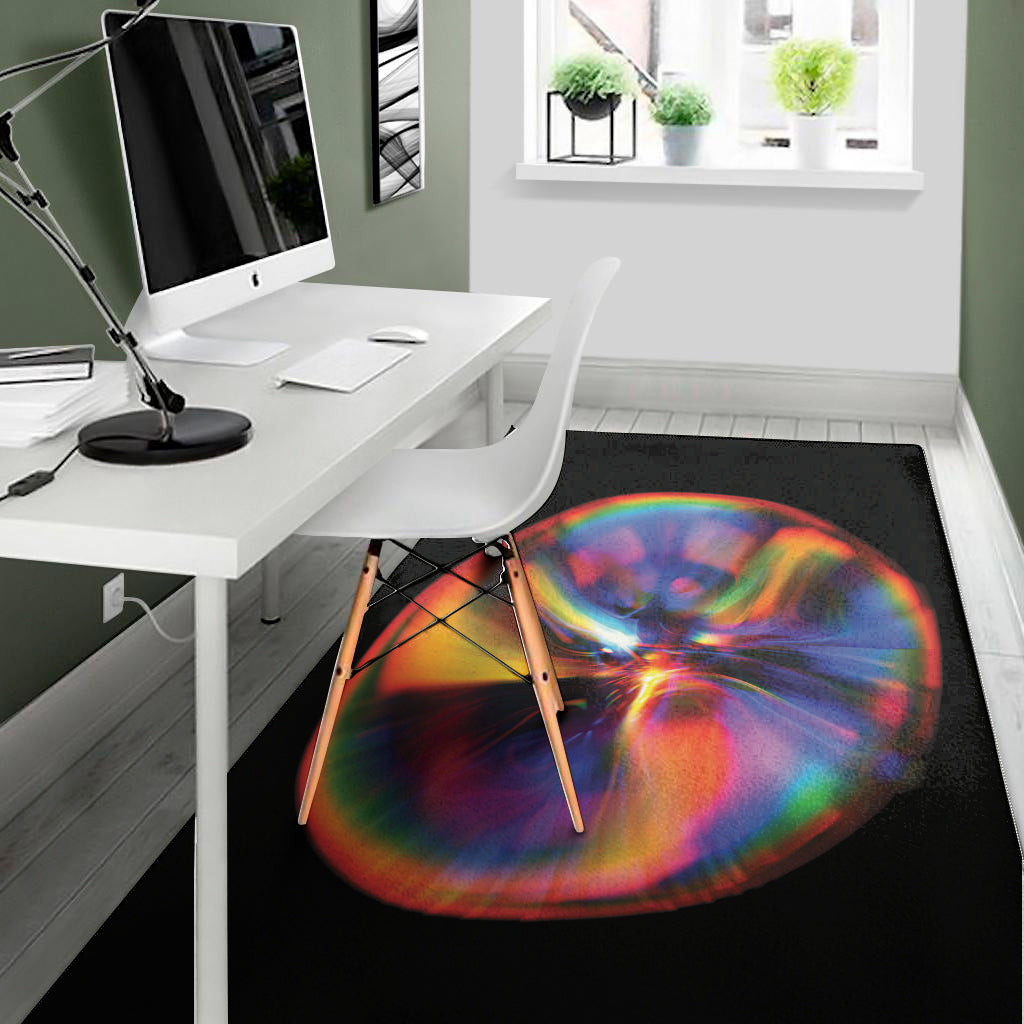 Rave Bubble Print Area Rug