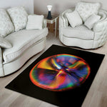 Rave Bubble Print Area Rug