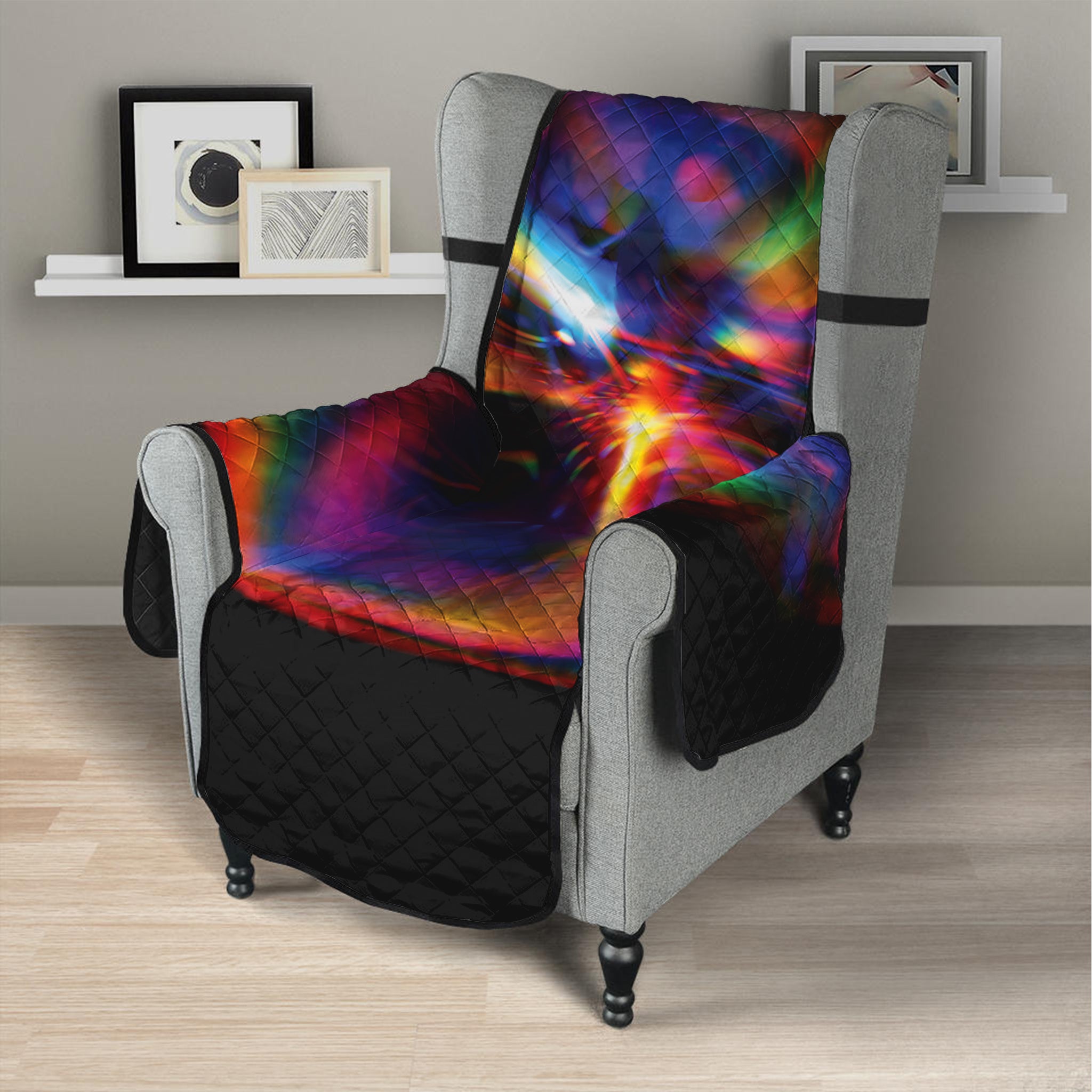 Rave Bubble Print Armchair Protector