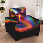 Rave Bubble Print Armchair Slipcover