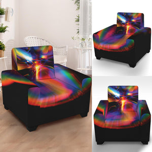 Rave Bubble Print Armchair Slipcover