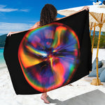 Rave Bubble Print Beach Sarong Wrap