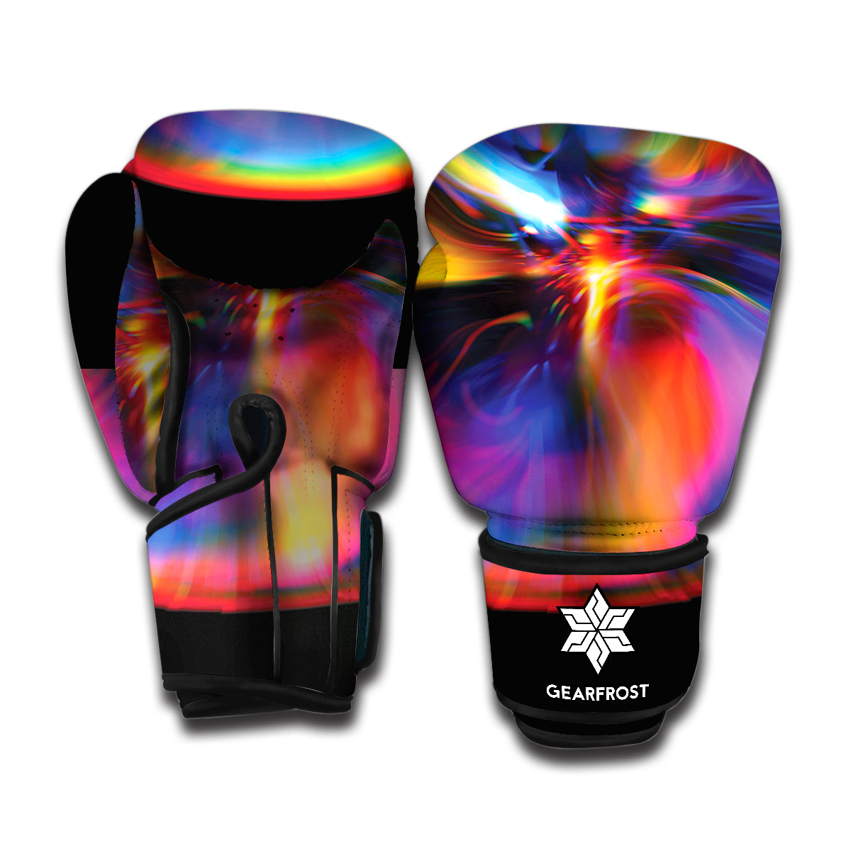 Rave Bubble Print Boxing Gloves