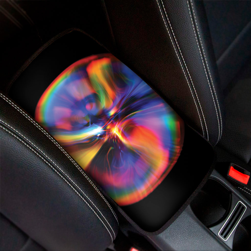 Rave Bubble Print Car Center Console Cover