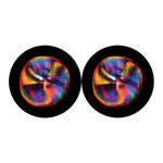 Rave Bubble Print Car Coasters