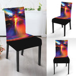 Rave Bubble Print Dining Chair Slipcover