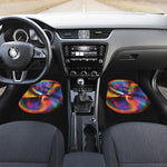 Rave Bubble Print Front and Back Car Floor Mats