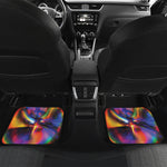 Rave Bubble Print Front and Back Car Floor Mats