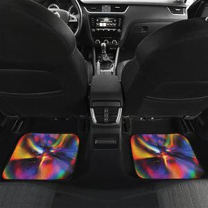 Rave Bubble Print Front and Back Car Floor Mats