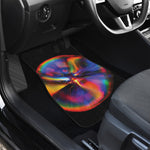 Rave Bubble Print Front and Back Car Floor Mats